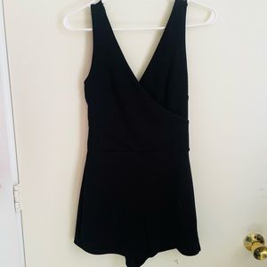 Sexy Stretchy Black Romper Size S
